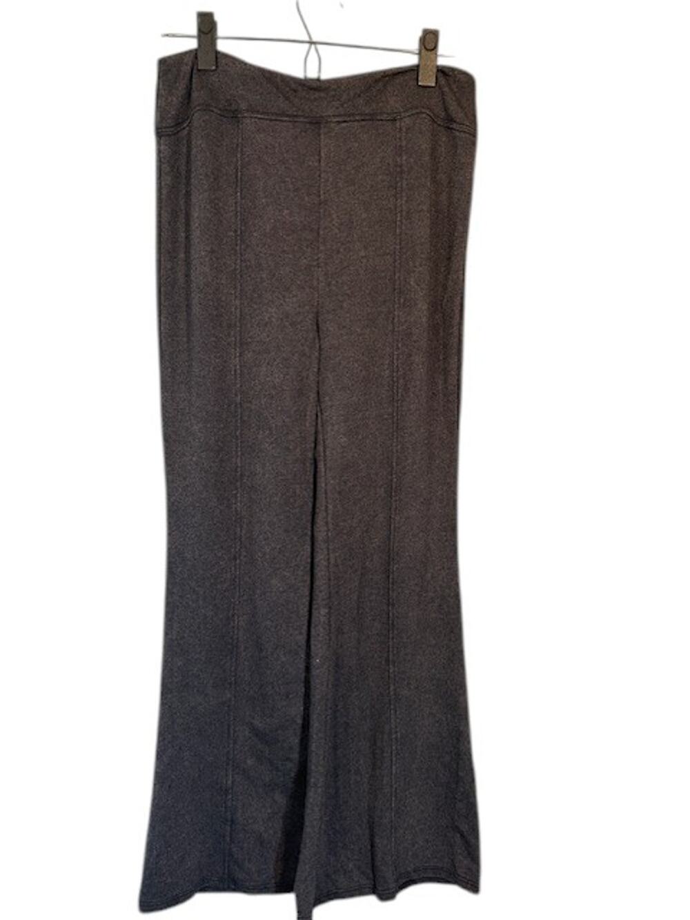 Stitch & Pine Dark Gray Wide Leg  Stretch Pull On Lounge Pants Girls Sz XXL 18
